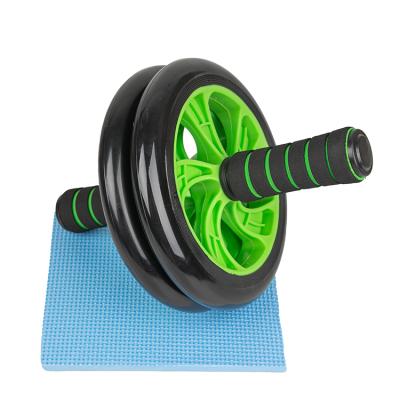 China Home gym ab wheel roller fitness set exercise anti slip boat fitness equipment holding grip fitness wheel abdominal roller for sale