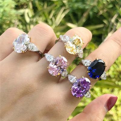 China Europe and America High-end Technology Manufacturing Jewelry Diamond Ring Women 2020 for sale