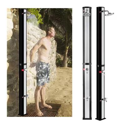 China PVC+ABS With Chrome CYEN New Arrival PVC Material Energy Saving Silver Power 35 Liter Octagon Pool Outdoor Shower for sale