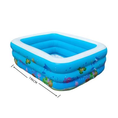 China 2022 hot sale 200cm factory price inflatable household swimming pool CYEN PVC above the ground easy set family swimming pool for sale