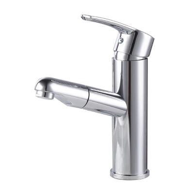 China Sense Faucets CYEN Beautiful Design Bathroom Single Handle Stainless Steel Sinks Pull Out Basin Faucet for sale