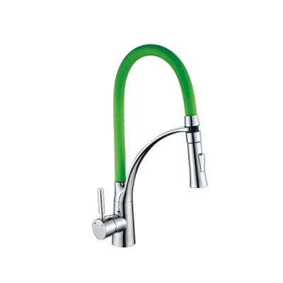 China Sense Faucets 2022 CYEN Hot And Cold Water Flexible Chrome Body Zinc Hardware Color Deck Mount Kitchen Faucet for sale