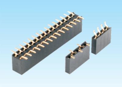 Chine type simple/double de connecteur femelle d'en-tête de lancement de 2.54mm de rangée de conception de SMT de soudure à vendre