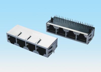 중국 4 항구 아래쪽으로 열기를 가진 1000년 기초 T 여성 RJ45 잭 연결관 회의 판매용