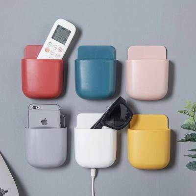 China Viable Wholesale Storage Box Living Room Remote Control Wall Hanging Set Mobile Phone Toilet Wall Hanging Holder for sale