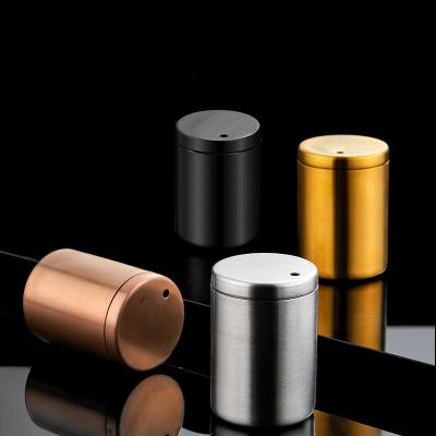 China Viable Single Container Anti-fall Stainless Steel Toothpicks Living Room Hotel Restaurant Toothpick Box Wear-resisting for sale