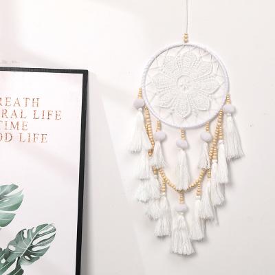 China 100% Top Selling Handmade DIY Top Wind Bell Dream Catcher Bohemian Top Cost Effective Handmade Tassel Catcher for sale