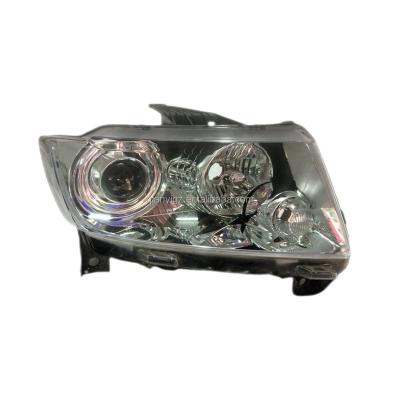 China Compatible with 2011 Used Jeep Auto Parts Guide Halogen Headlight Fisheye HD Lens Headlight Assembly Real 1PC (70*40*32) for sale