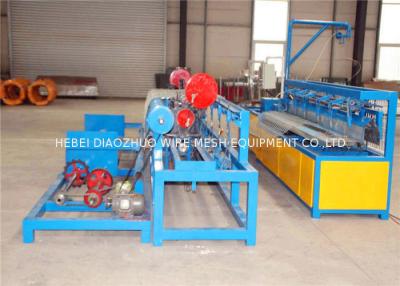 China Durable Included Chain Link Fence Machine , Twisted And Knuckled Side Making Machine for sale