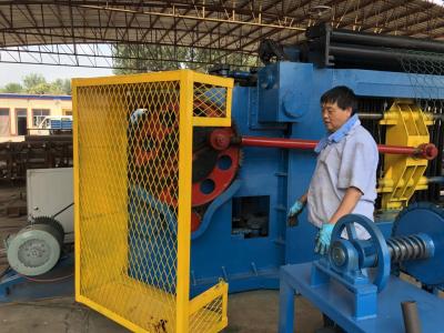 China Galvanized And Pvc Coated Gabion Mesh Machine , Hexagonal Wire Netting Machine for sale