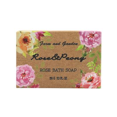 China Chinese Manufacturers Basic Cleansing Hotel Hydrating Best Rose Bath Soap for sale