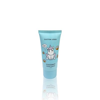 China Wholesale Custom Logo EM Travel Size Anti Aging Hand Repair Care Dry Skin Coconut Hand Cream for sale