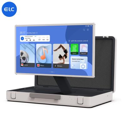 China ELC PackGO Portable 27 Zoll Aktentasche Design Touchscreen Android System Smart TV Bildschirm für Camping zu verkaufen