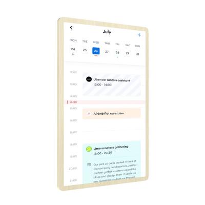 Cina Goodnotes Compatibile Android 14 Software gratuito Calendario digitale a muro Diario per la pianificazione familiare in vendita