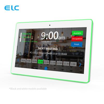 China 10.1 inch POE Android 11 Meeting Room Tablet Met Touch Screen LED Light Bar Te koop