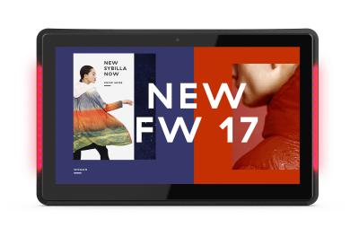 中国 LEDのライト バーが付いているLCDのタッチ画面15.6のインチPOEの人間の特徴をもつタブレット 販売のため