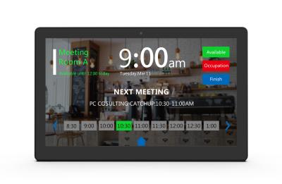 China Tabuleta da sala de reunião do ponto de entrada Android 5,1 característica contínua de 13,3 polegadas preto e branco à venda