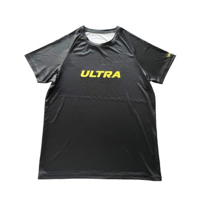 China QUICK DRY hot sale sports wear custom men's running sleeve t-shirts short O-neck tees wholesale for sale