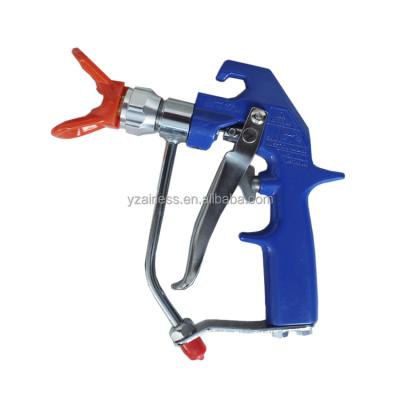 China Blue Heavy Duty Paint Putty Texture Airless Spray Gun Wall Spray Gun for sale