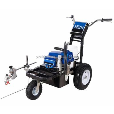 China Two paint battery operated gun lithiumbattery cordless road line marking machine for sale