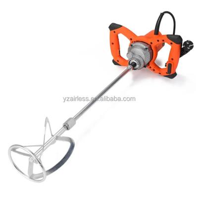 China Mixing Building And Chemical Materials 1200W Mini Electric Handheld Drill Paint Mixer for sale