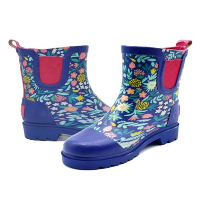 China Cheap Price Toddler Short Waterproof Ankle Rubber Waterproof Shoes Children Raining Boots For Girls for sale