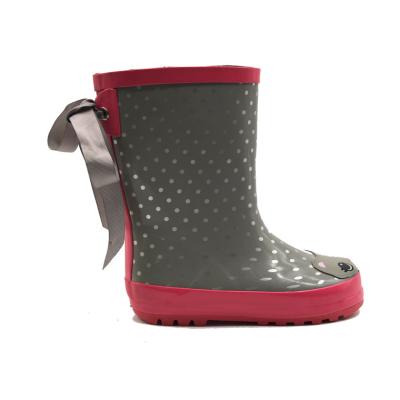 China Hot Sale Kids Waterproof Waterproof Anti Slip Rain Boots Rubber Shoes for sale