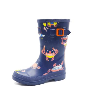 China Waterproof famous brand girls mid calf wellington boots kids wellington boots in cheap price for sale