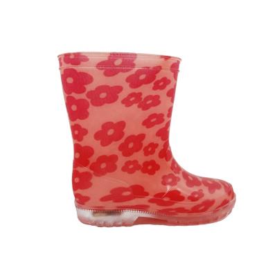 China Lightweight Children's Lights Up PVC Wellington Rain Boots Kids Water Boots UK USA Japan for sale