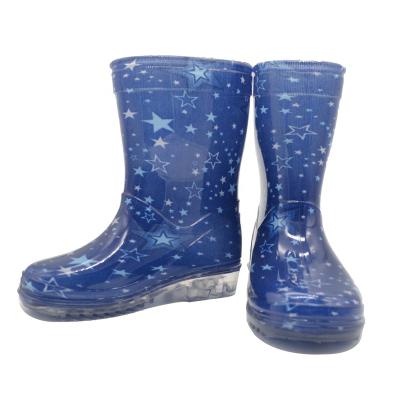 China Wholesale Bulk Lightweight Kids Wellington PVC Rain Boot Waterproof for sale