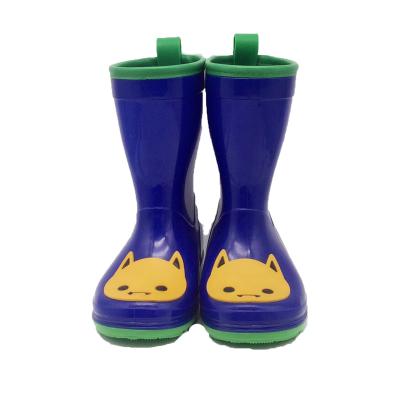 China Lightweight Wholesale Outdoor Led Lightweight Kids PVC Glitter Rain Boots For Kids for sale