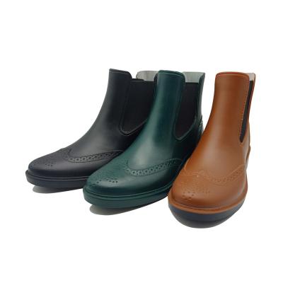 China Chelsea Booties PVC Lightweight Hot Selling Waterproof Rain Boots For Women for sale