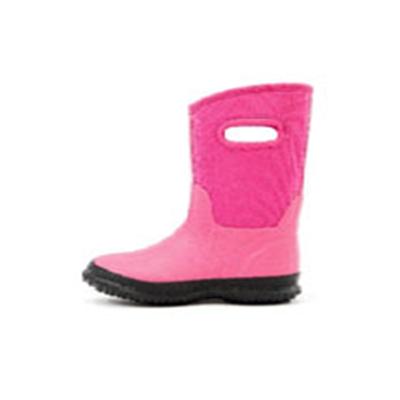 China Waterproof Kids Water Shoes Pink Soft Neoprene Rain Boots In Stock for sale