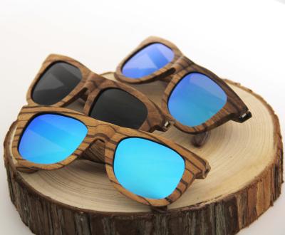 China Wholesale 400 Lens Wooden Green Zebra Fashion Sun Glasses UV Wooden Sunglasses for sale