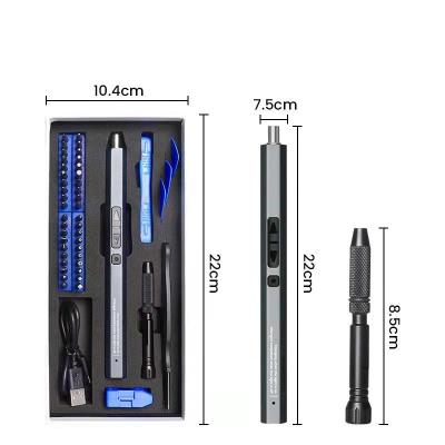 China New small mobile phone home watch steel refining portable screwdriver set variable electric manual screwdriver for sale