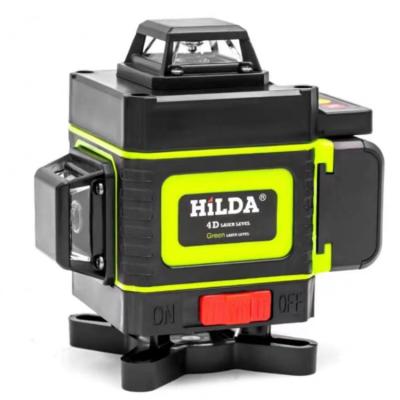 China 2022 New 2022 235x210x I50mm Laser Level 4D 360 Yellow Laser Level Hilda Agent Hot Selling Accurate Cross Level Design for sale