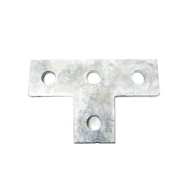 China Structural Sheet Metal Tee Plate C Channel Parts for sale