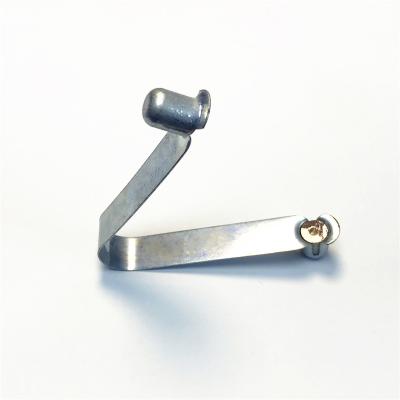 China Apartment ; Sheet ; Snap Plate Double End Button Clips With Solid Steel Insert for sale