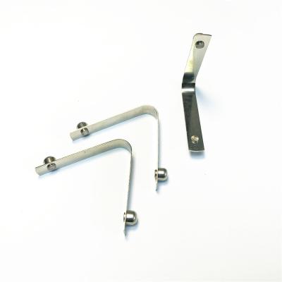 China Apartment ; Sheet ; Dish Head Stainless Steel V Shape Solid Spring Clips for sale