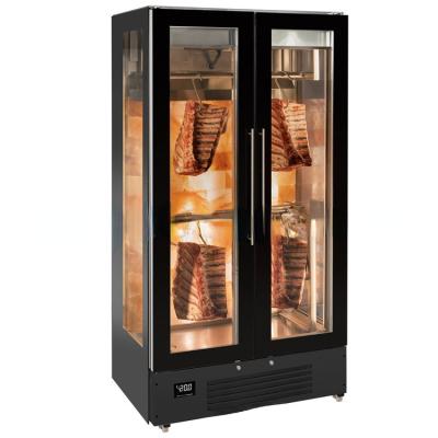 China Double-temperature Dry Fillet Meat Ager Cabinet Refrigerator Flesh Dry Aging Fridge For Restaurant for sale