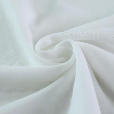 China Hot Selling Anti-Static Knit 120gsm Light Weight 100 Polyester Plain Dyed Stock Fabric For Coating for sale