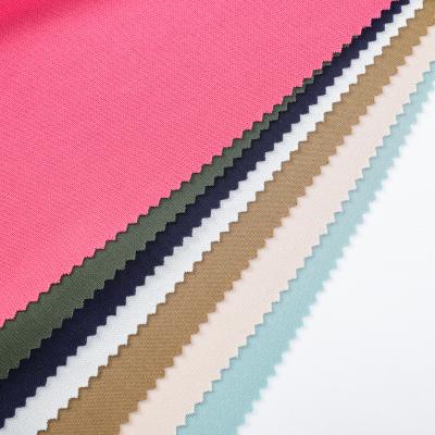 China Wholesale 50D 100% Tear-Resistant Polyester Tear-Resistant Knit Twisted Interlock Fabric For Garment for sale