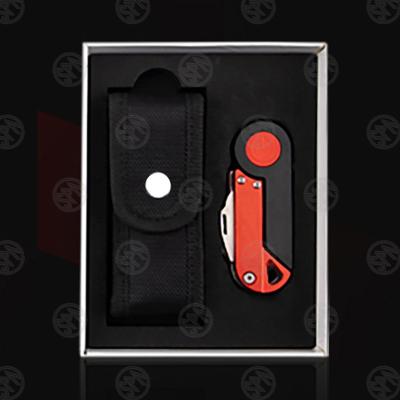 China Multi-Use Multifunctional Customized Aluminum Camping And Hiking Multi Tools Key Chain With Carabiner Buckle for sale