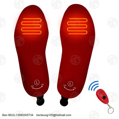 China EVA Smart Remote Control Winter Outdoor Women and Men Hunting Hiking Camping Heated Rechargeable Electric Insoles Heated Insoles for sale