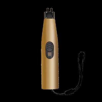 China USB Rechargeable Electric Dual Flame Camping Lighter High Quality Portable Rechargeable Flameless Mini Arc Windproof Camping Lighter With Cocking Rope for sale