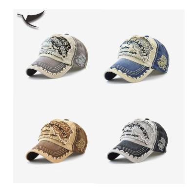 China Fashion Fashionable High Quality Cotton Sports Hat Outdoor Hip Hop Plain Denim Embroidered Hats Men Baseball Cap for sale