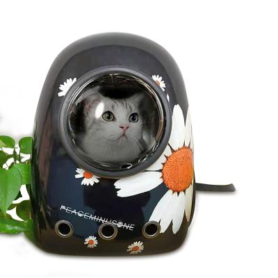 China Large Pet Cage Travel Capsule Kennel Backpack Pet Cat Bird Supplies Pet Cage Carriers Durable Portable Homes for sale