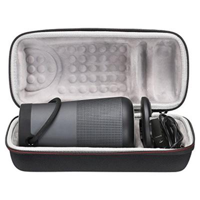 China Black Hard Portable Travel Speaker Case Box Accessories USB Cable and Charger Carrying Bag Waterproof Shockproof Dustproof Waterproof Black for sale