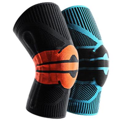 China Outdoor Running Pad and Cycling Knee Pads 3D Knitted Basketball Knee Pad Basketball Volleyball Knee Pads for sale