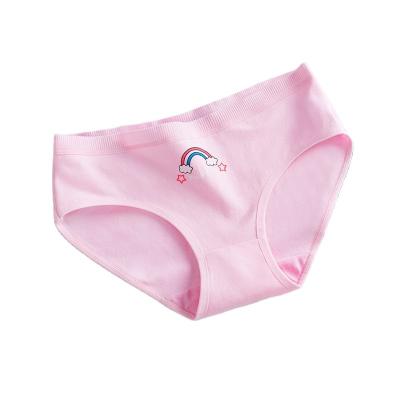 China 100 Cotton Cartoon Underwear School Girl Breathable Cute Panties for sale